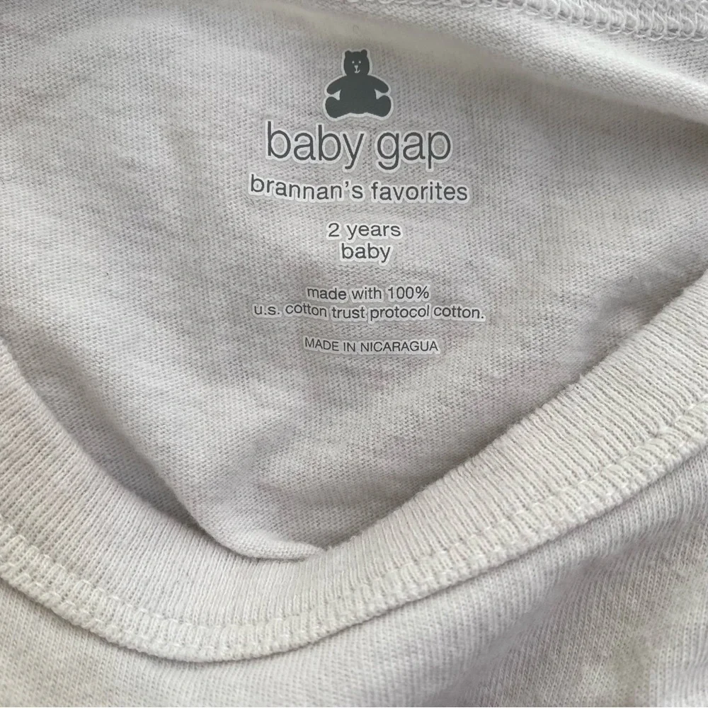 LOT of Baby Gap Brannan’s Favorites Long Sleeve Tee x 3, Size 2T